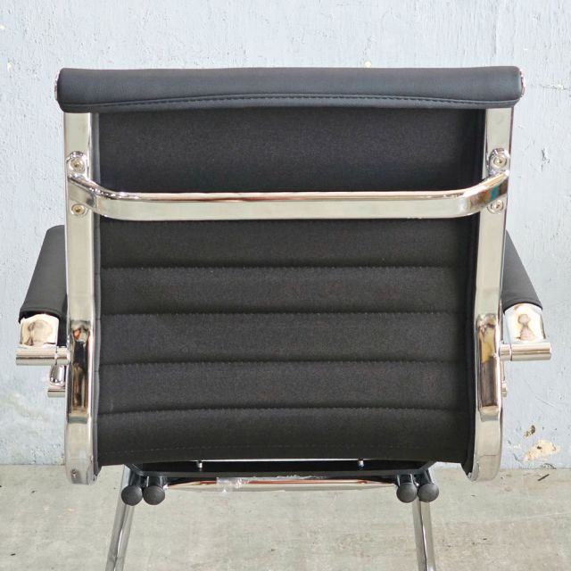 Ghế chân quỳ lưng thấp bọc da MF06
