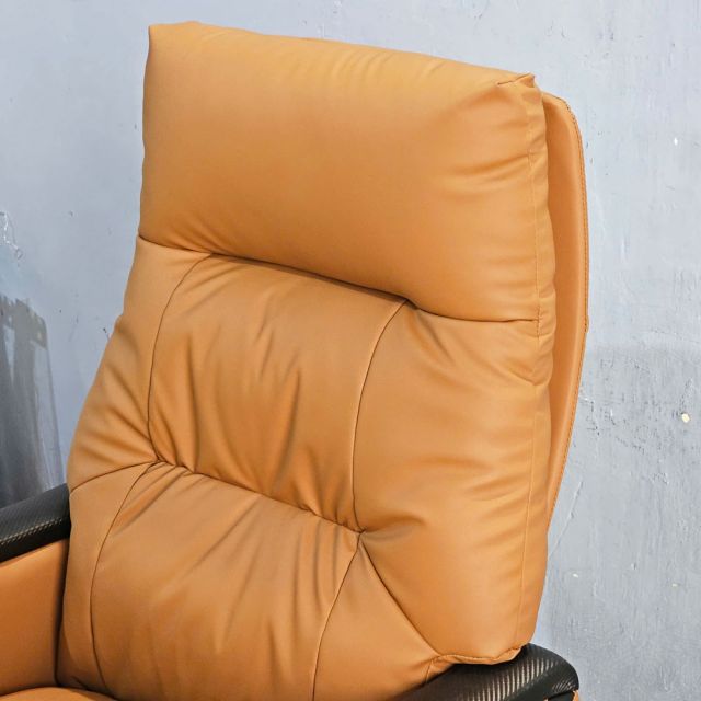 Ghế giám đốc bọc da lưng ngả có gác chân MF1695