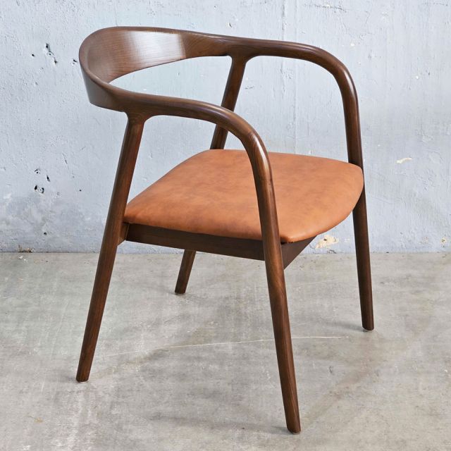 Ghế Neva khung gỗ tần bì Ash bọc nệm GCF178