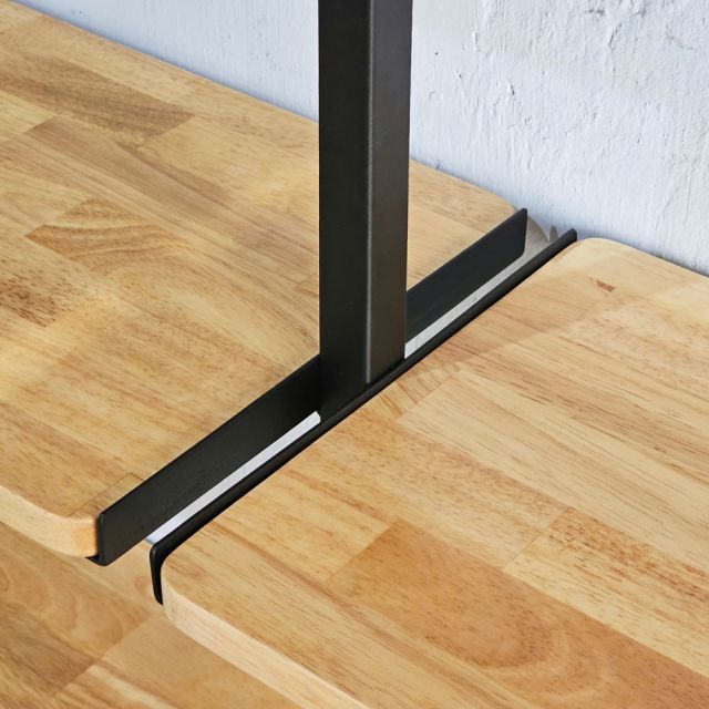 Kệ sách áp tường có tủ 149x30x180cm gỗ cao su KS68271