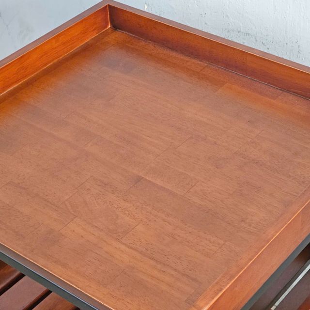 Kệ nhà bếp 3 tầng 62x57x85cm gỗ cao su KB68050