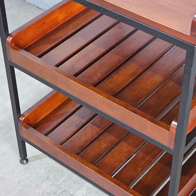 Kệ nhà bếp 3 tầng 62x57x85cm gỗ cao su KB68050