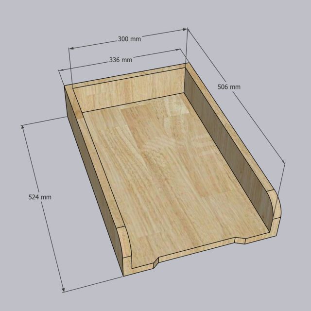 Kệ để CPU di động 53x33cm gỗ plywood KCPU68024
