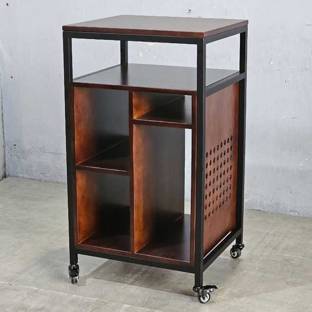 Kệ CPU và máy in 55x50x93cm gỗ cao su KCPU68025