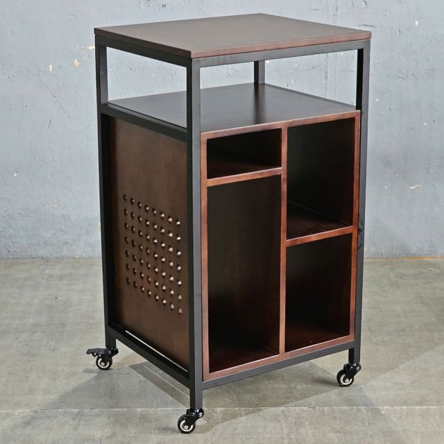 Kệ CPU và máy in 55x50x93cm gỗ cao su KCPU68025