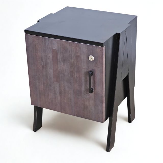 Tủ cá nhân cửa khóa 40x40x48cm gỗ cao su TCN68072 Tủ cá nhân cửa khóa 40x40x48cm gỗ cao su TCN68072