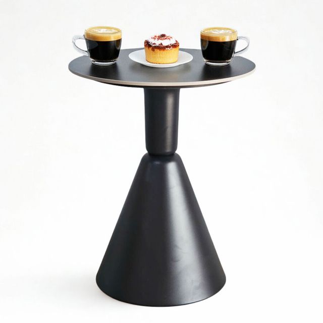 Bàn cafe tròn 60cm mặt đá chân sắt CFD68274 Bàn cafe tròn 60cm mặt đá chân sắt CFD68274