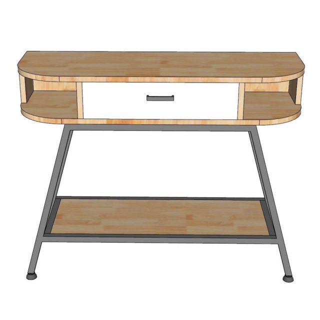 Bàn console 90x30x70cm gỗ cao su CST108