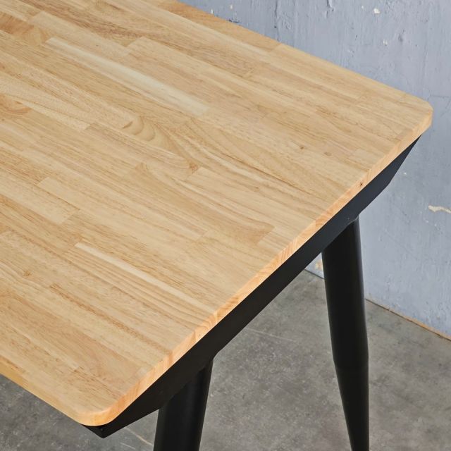 Bàn làm việc gác tủ 160x70cm gỗ cao su hệ CONE HBCO065