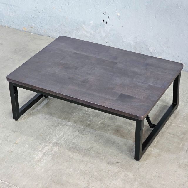Bàn ngồi bệt gấp gọn 70x50cm gỗ cao su IDE003