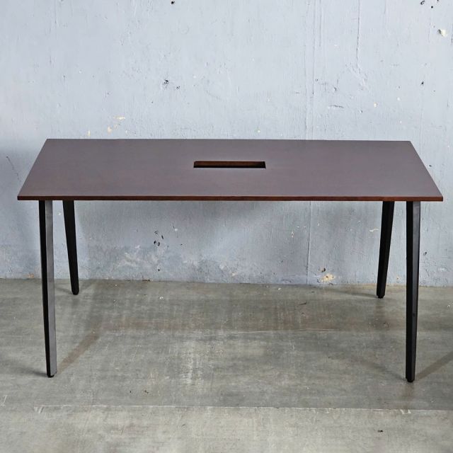 Bàn họp nhỏ 160x80cm gỗ cao su HDG026