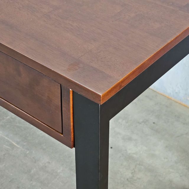 Bàn cụm 2 người 240x60cm gỗ cao su HBRT115