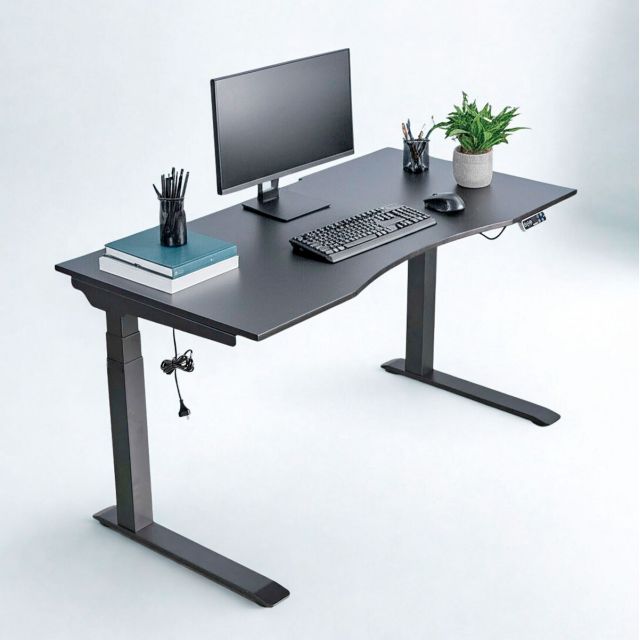Bàn nâng hạ FlexiDesk 140x70cm gỗ cao su FLD033 Bàn nâng hạ FlexiDesk 140x70cm gỗ cao su FLD033