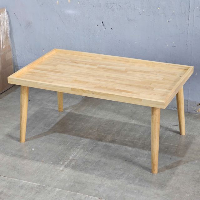 Bàn sofa chữ nhật 100x60x45cm gỗ cao su TT68330