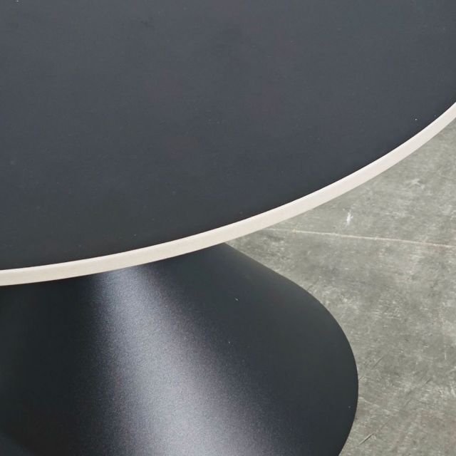 Bàn sofa tròn 70cm mặt đá chân sắt  TT68328