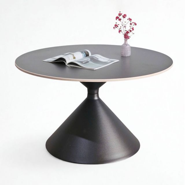 Bàn sofa tròn 70cm mặt đá chân sắt  TT68328 Bàn sofa tròn 70cm mặt đá chân sắt  TT68328