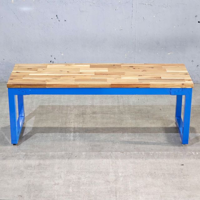 Ghế băng dài 120x40cm gỗ tràm chân sắt GBD011