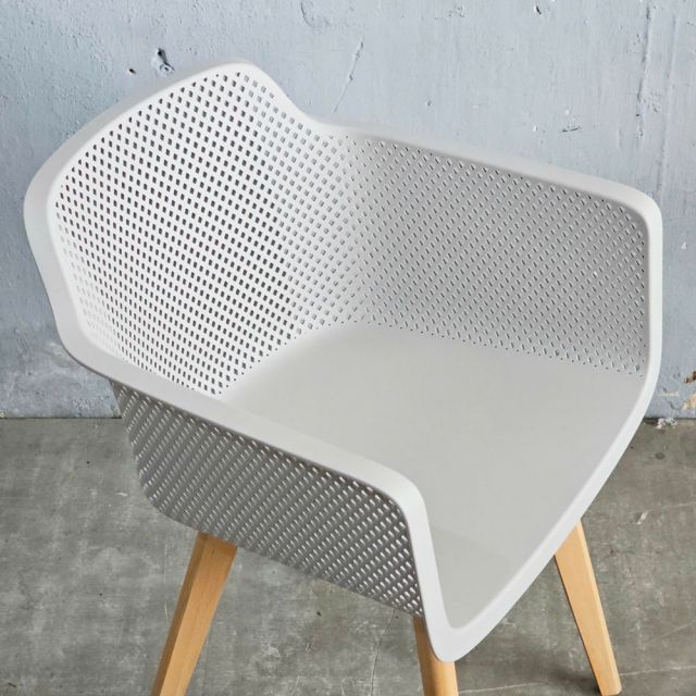 Ghế AIRO nhựa đúc lưng lựa chân gỗ ST3062B