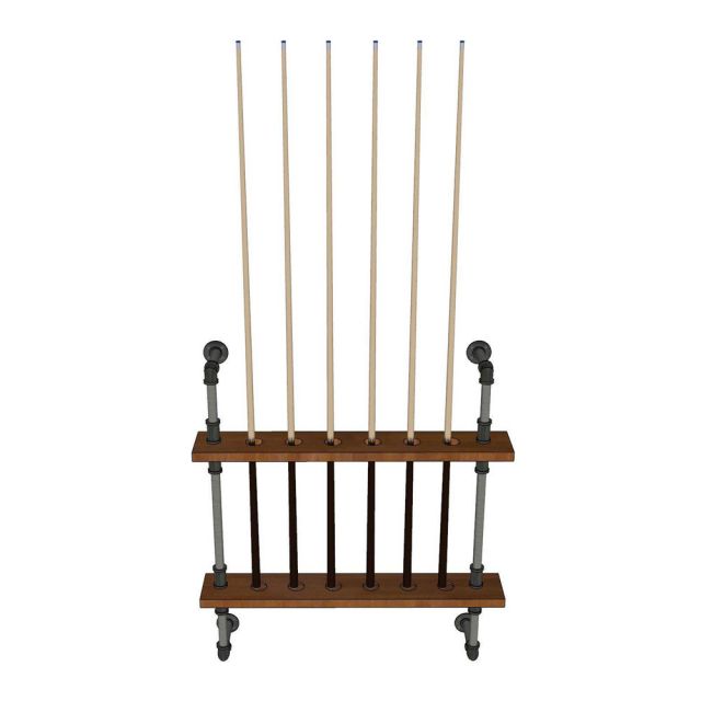 Giá để cơ bi-a ống nước 80x12x90cm gỗ tràm GDBD002