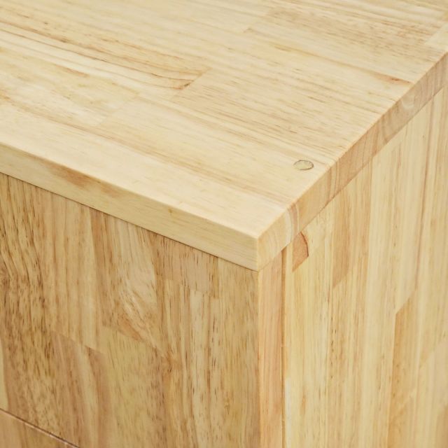 Kệ TV phòng khách 150x30x40cm gỗ cao su KTV68123