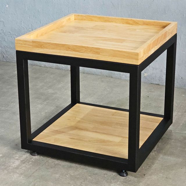 Kệ để máy giặt mini 45x45x44cm gỗ cao su KMG68024