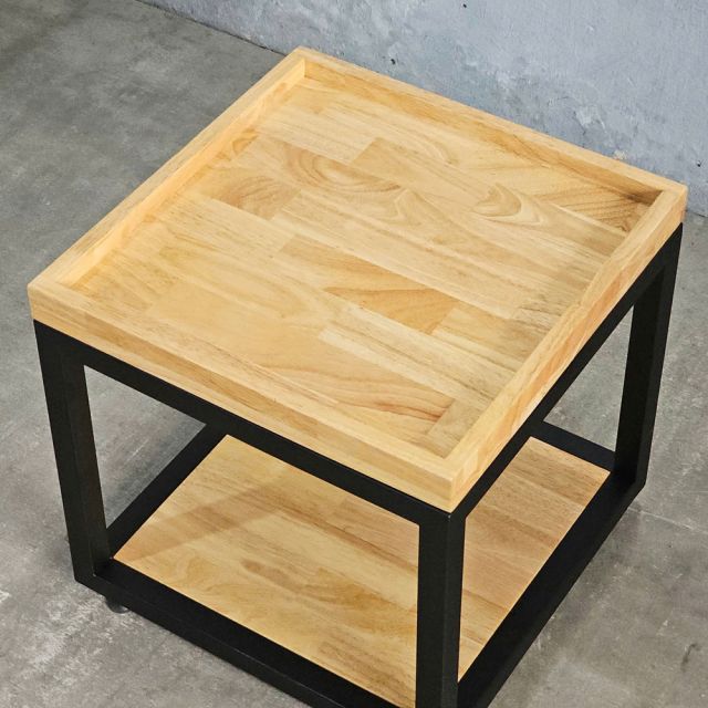 Kệ để máy giặt mini 45x45x44cm gỗ cao su KMG68024