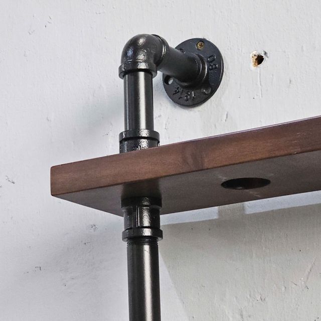 Giá để cơ bi-a ống nước 80x12x90cm gỗ tràm GDBD002