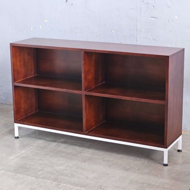 Kệ gỗ 4 ngăn 120x30x70cm gỗ cao su KS68325