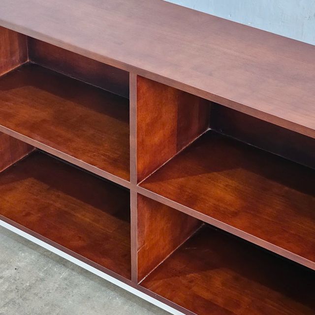 Kệ gỗ 4 ngăn 120x30x70cm gỗ cao su KS68325