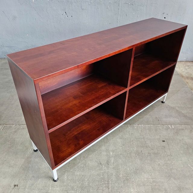 Kệ gỗ 4 ngăn 120x30x70cm gỗ cao su KS68325