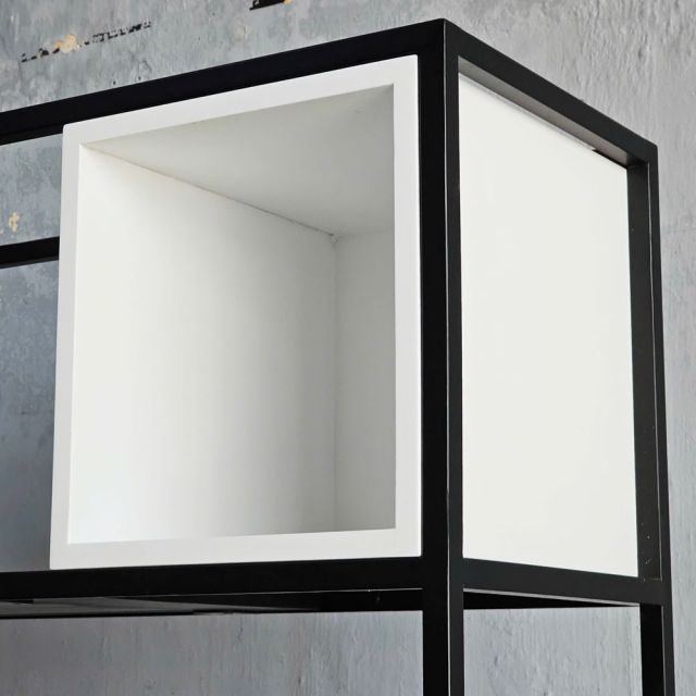 Kệ trang trí 80x35x180cm gỗ cao su KTT68040
