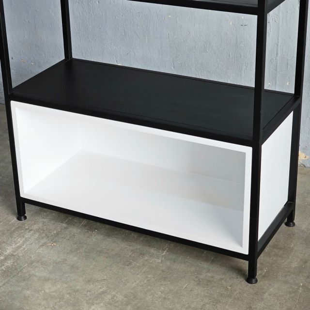 Kệ trang trí 80x35x180cm gỗ cao su KTT68040