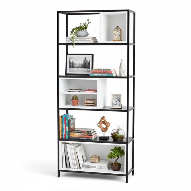 Kệ trang trí 80x35x180cm gỗ cao su KTT68040 Kệ trang trí 80x35x180cm gỗ cao su KTT68040