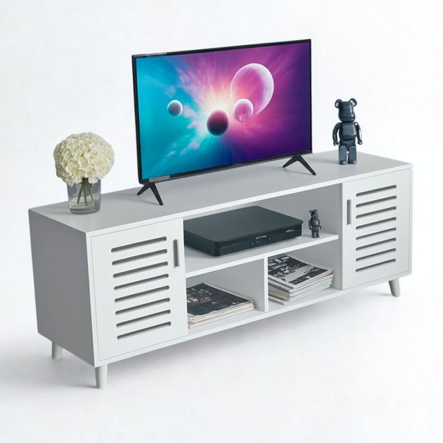 Kệ TV Codia 160x35x50cm gỗ cao su KTV68122