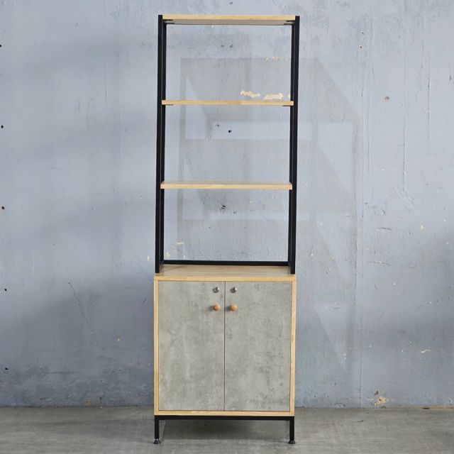 Kệ trang trí 60x40x180cm gỗ cao su KTT68036