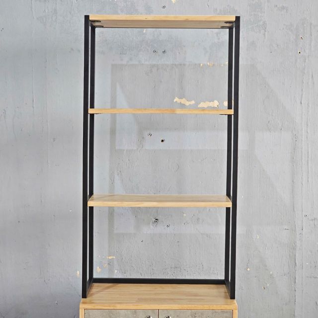 Kệ trang trí 60x40x180cm gỗ cao su KTT68036