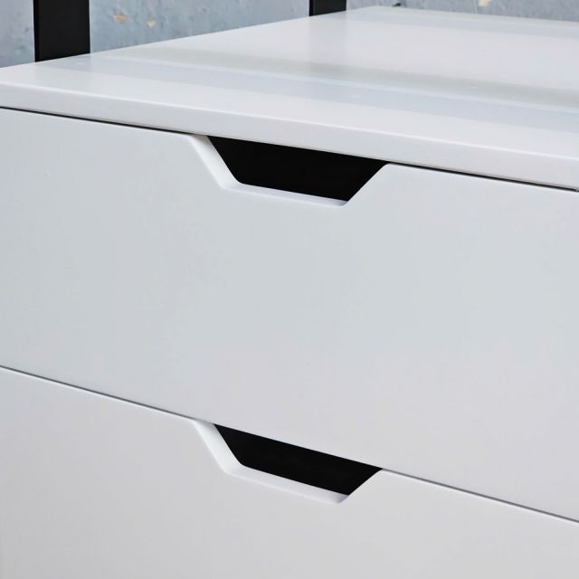 Tủ treo bàn 2 ngăn 40x30x37cm gỗ cao su TCN68073