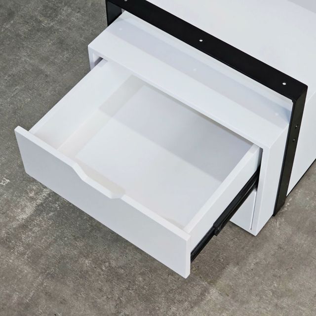 Tủ treo bàn 2 ngăn 40x30x37cm gỗ cao su TCN68073