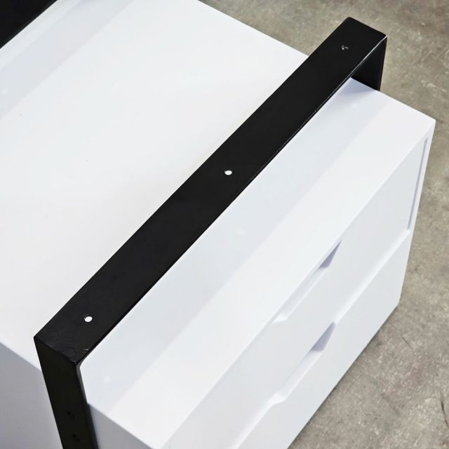 Tủ treo bàn 2 ngăn 40x30x37cm gỗ cao su TCN68073