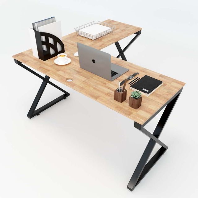 HBXC019 - Bàn góc chữ L 140x140 XConcept HBXC019 - Bàn góc chữ L 140x140 XConcept
