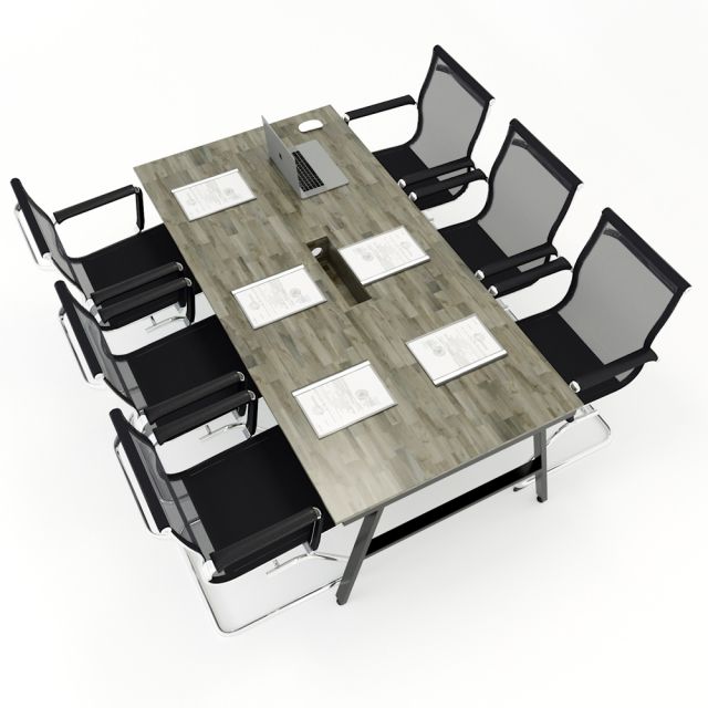 HBAC012 - Bàn họp 200x100 AConcept chân sắt lắp ráp HBAC012 - Bàn họp 200x100 AConcept chân sắt lắp ráp