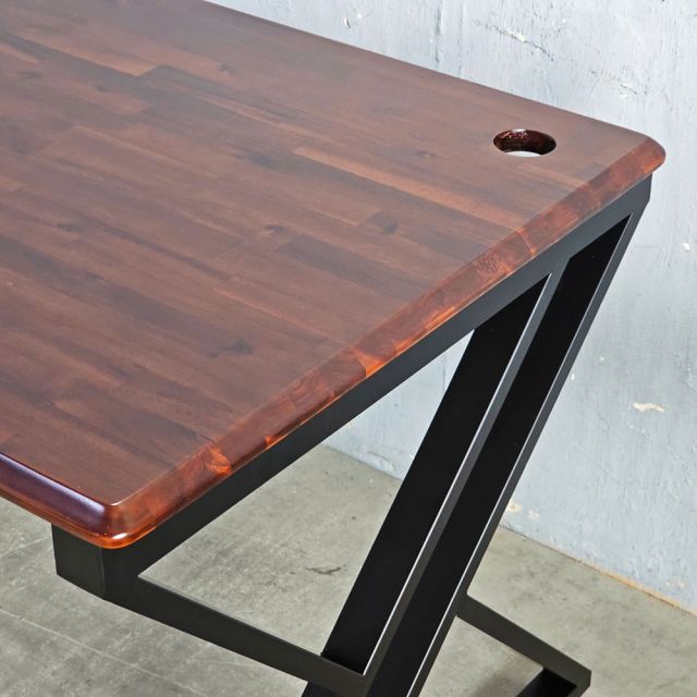Bàn Gaming chữ X 160x80cm gỗ tràm GD68107
