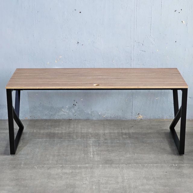 Bàn làm việc 180x70cm gỗ Plywood phủ melamin chân sắt Kconcept HBKC046