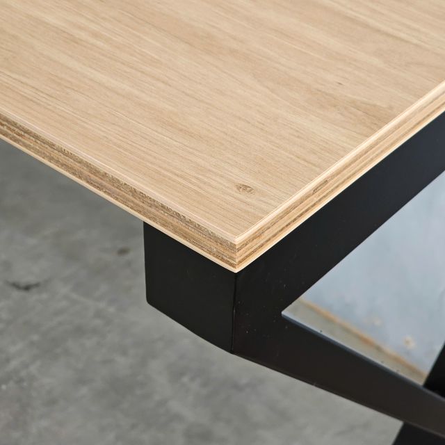 Bàn cụm 2 240x60cm gỗ Plywood phủ melamin chân Xconcept HBXC037