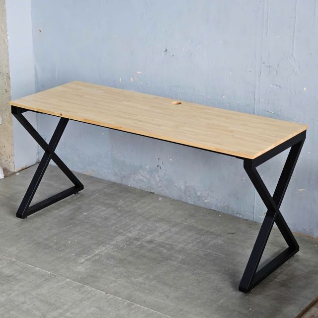 Bàn làm việc 160x60cm gỗ cao su hệ XConcept HBXC052