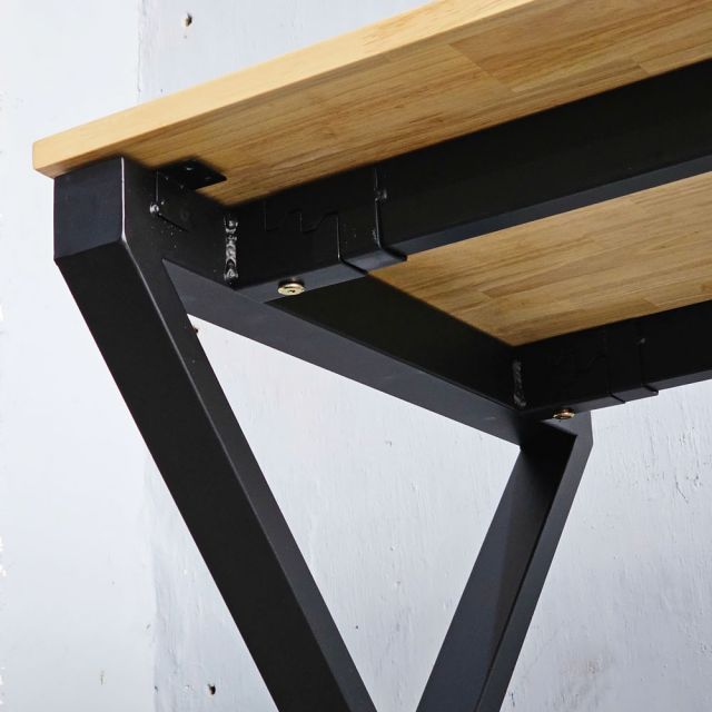 Bàn làm việc 160x60cm gỗ cao su hệ XConcept HBXC052