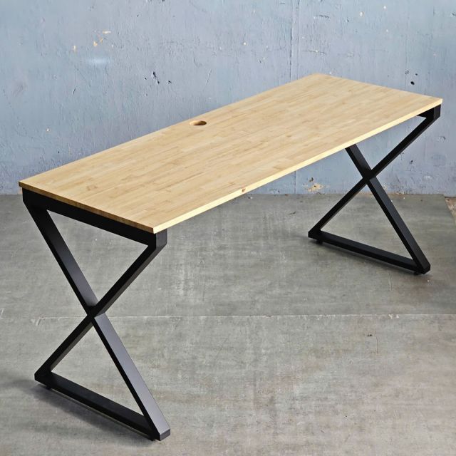 Bàn làm việc 160x60cm gỗ cao su hệ XConcept HBXC052