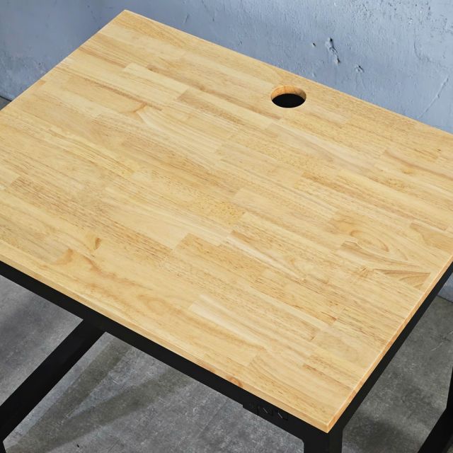 Bàn làm việc 80x60cm gỗ cao su hệ URA HBUR011