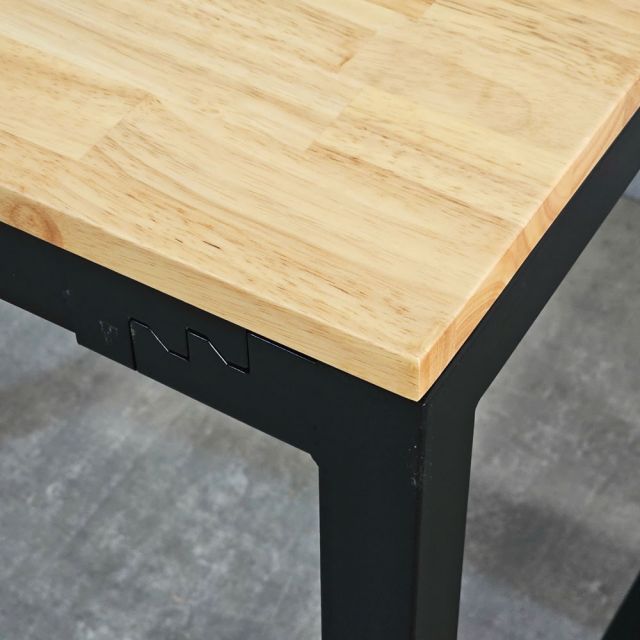 Bàn làm việc 80x60cm gỗ cao su hệ URA HBUR011