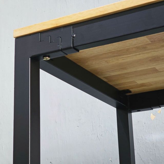 Bàn làm việc 80x60cm gỗ cao su hệ URA HBUR011